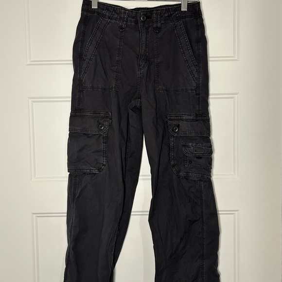 Black Cargo Pants - Picture 2 of 3